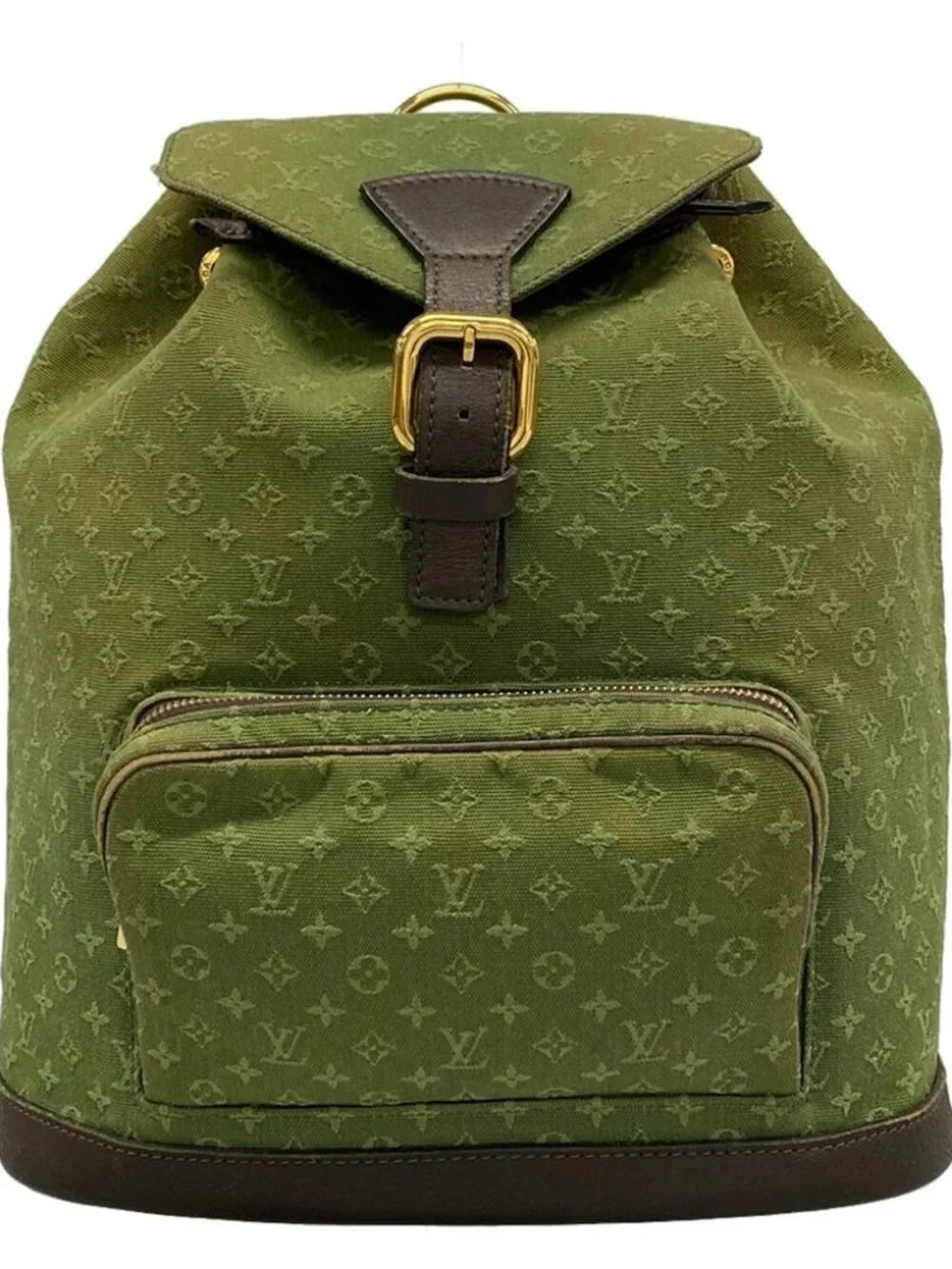 LOUIS VUITTON Montsouris M92456 TST Khaki Monogram Mini SP0053 Backpack Leather